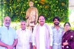 Akkineni family, ANR 100th Birthday latest updates, anr statue inaugurated, Vice president
