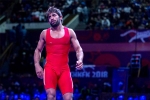 wrestler Bajrang Punia, bajrang punia wife, indian wrestler bajrang punia lose out at madison square garden, Bajrang punia