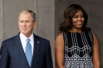 George W Bush, Michael Obama, george w bush passing michael obama some candy is internet s new obsession, Liebe