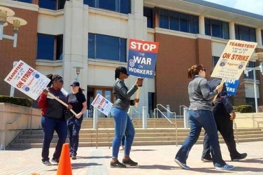 Striking Kane County Workers Challenge Lauzen to End Walkout