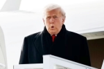 Donald Trump news, Donald Trump latest updates, donald trump heads to davos after switching planes, Donald trump in davos