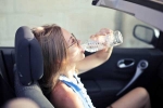 Water from Car Bottles bad, Water from Car Bottles, drinking water from bottles left in car in summer is harmful, Digestive issues