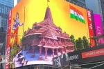 temple, Indian Americans, why is a giant lord ram deity appearing on times square and why is it controversial, Indian americans