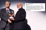 narendra modi receives  Global Goalkeeper Award, Bill and Melinda Gates Foundation, narendra modi receives global goalkeeper award, Swachh bharat
