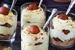Gulab Jamun Mousse breaking, Gulab Jamun Mousse preparation, recipe of gulab jamun mousse, Gulab