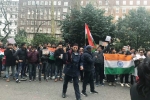indians kashmir london, london protest indians, indians protest in london over pulwama terror attack, Inida