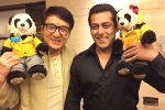 Jackie Chan latest, Jackie Chan new, jackie and salman khan bond in mumbai, Amyra dastur