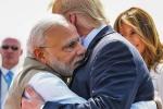 Ahmedabad, Melania Trump, pm modi welcome us president trump at ahmedabad, Red carpet