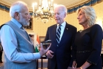 Narendra Modi USA trip, Narendra Modi USA Tour, narendra modi gifts 75 carat diamond to jill biden, Modi us visit