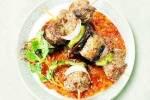 Roasted Lamb Dumplings recipe, Roasted Lamb Dumplings food, recipe roasted lamb dumplings and dates with lebanese salsa, Mediterranean diet