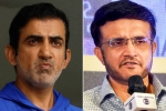 Sourav Ganguly and Gautam Gambhir, Sourav Ganguly and Gautam Gambhir latest, sourav ganguly sends clear warning to gautam gambhir, Sou