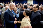 joe biden with Indians, democratic primary, indian americans likely to support joe biden in democratic primary, Tulsi gabbard