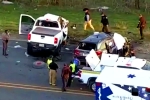 Texas Road accident, Texas Road accident videos, texas road accident six telugu people dead, Congress