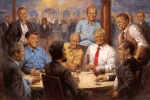 Leslie Stahl, interview, trump mocked over white house painting, Coke