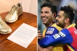 Yuvraj Singh, Yuvraj Singh, virat kohli thanks yuvraj singh for his gesture, Boots