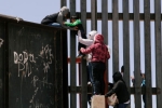 punjabis crossing mexico border, punjabis crossing US mexico border, video clip shows punjabi women children crossing border fence into u s, Mexico border punjabis crossing mexico border, punjabis crossing US mexico border, video clip shows punjabi women children crossing border fence into u s, Mexico border