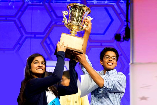 Indian-American Children Win Spelling Bee Contest},{